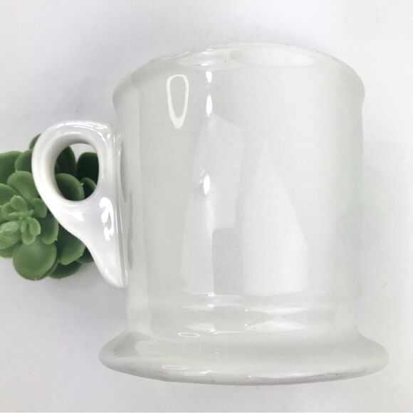 Anthropologie White Monogram Initial H Pedestal Mug - Picture 9 of 13